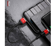 USAMS Kabel pleciony U5 2A USB-C czerwony - 1569155 - zdjęcie 2